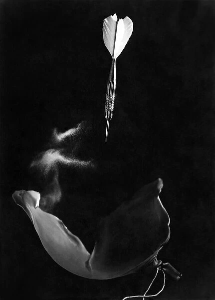 Death of a Balloon. Limp, Shattered, lifeless. November 1947 P004780