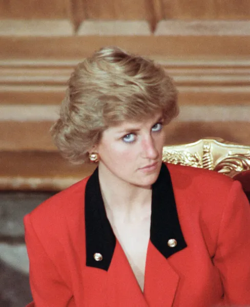 Diana, Princess of Wales attends the launch of the National AIDS Trust at Guildhall