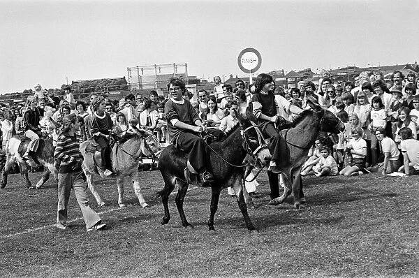 Donkey Derby Redcar. Circa 1976