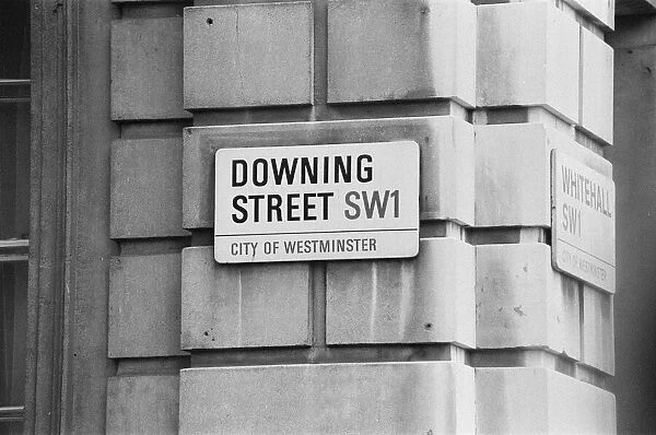 Downing Street, SW1, City of Westminster, London, 30th November 1982