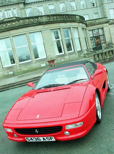 Ferrari cars lineup at the Gleneagles Hotel. Pictured is the 355 FI Spider