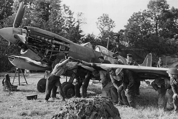 The first RAF Repair and Salvage Unit was working operationally within three days of