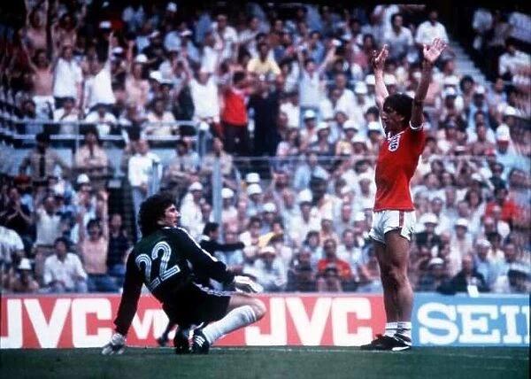 Football World Cup 1982 England 3 France 1 in Bilbao Paul