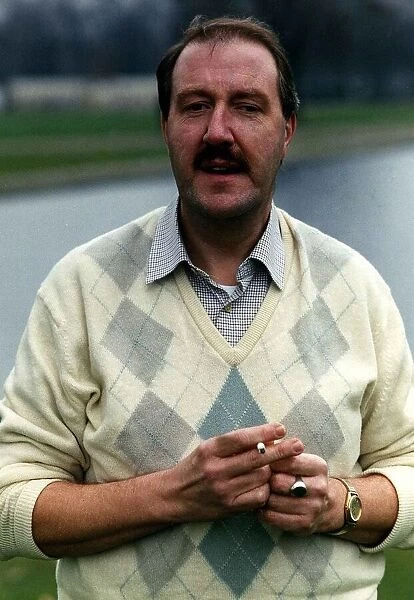 Gorden Kaye the actor from the BBC programme Allo Allo in August 1989