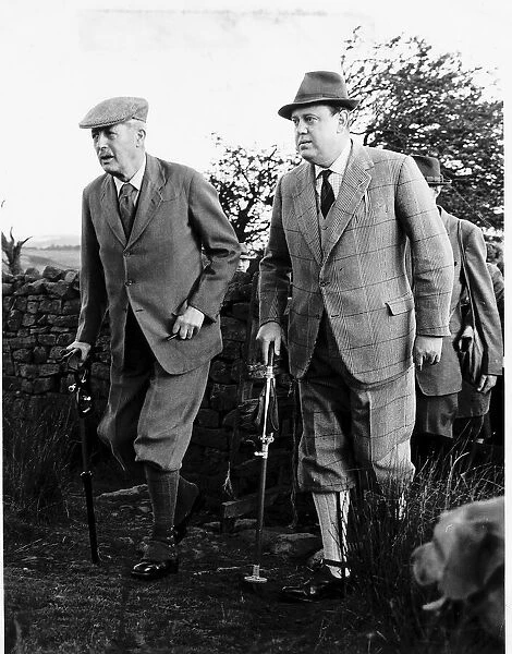Harold Macmillan Prime Minister with the Minister of Agriculture Christopher Soames