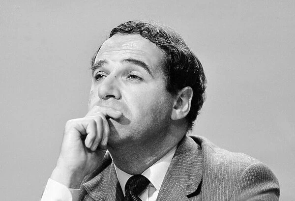 Home Secretary Leon Brittan pictured at the Conservative Party Conference in Brighton