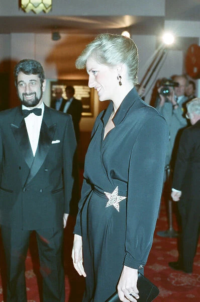 HRH Princess Diana, The Princess of Wales attends The Laurence Olivier Awards at The