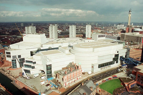 The ICC, Birmingham, 22nd March 1991. Construction nearing Completion