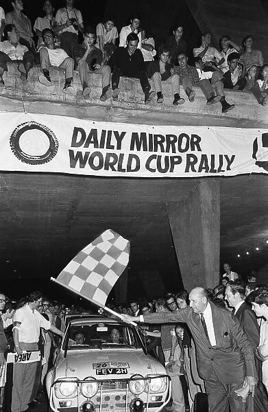 Jimmy Greaves seen here in The Daily Mirror World Cup Rally during the Brazilian stages