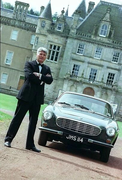 John Martin with P1800 Volvo car May 1998