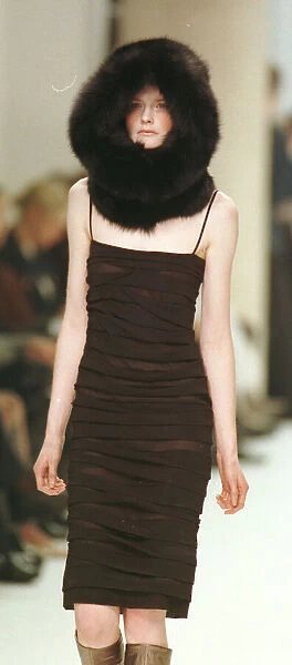 Lawrence Steeles Fur Hat for Milan fashion Week 1999 Milan Collections