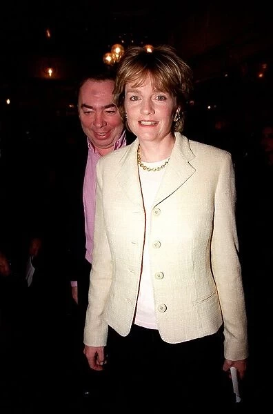 Lord Andrew Lloyd Webber and wife at the opening night of the Saturday night fever