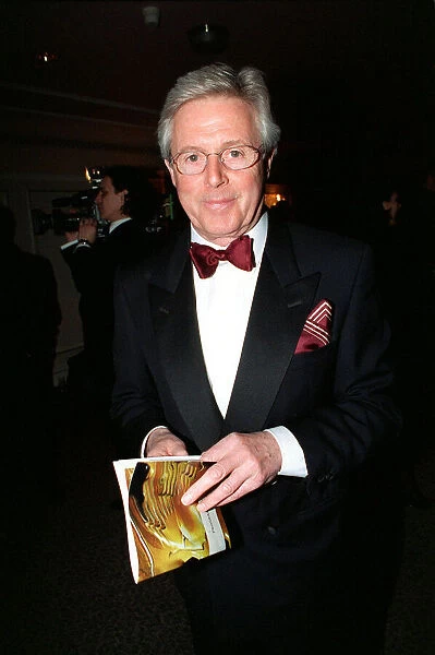 Michael Aspel TV Presenter March 1998 At the Grosvenor Hotel attending the 1998
