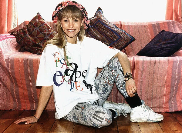 Michaela Strachan Childrens TV Presenter supporting the charity The Great Ape Escape