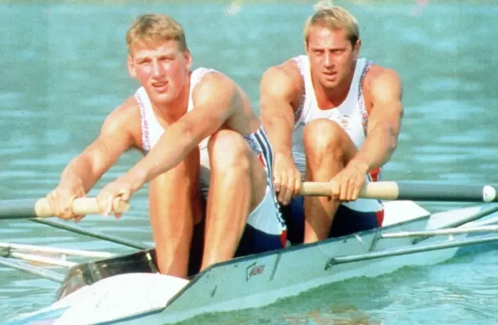 Framed Print : Olympic Games 1992 Barcelona Print: Mathew Pinsent and Steve Redgrave Win Coxless Two Framed Print : Olympic Games 1992 Barcelona Print: Mathew Pinsent and Steve Redgrave Win Coxless Two