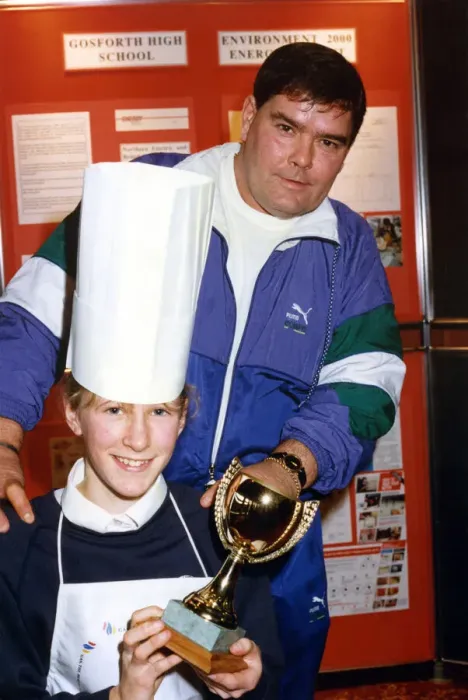 Framed Print : Paul Gascoigne Print: John Gazza's 1990 Gosforth High School Appearance Framed Print : Paul Gascoigne Print: John Gazza's 1990 Gosforth High School Appearance
