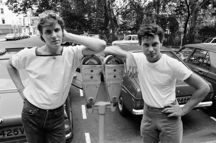 Framed Print : Simon Le Bon and Roger Taylor Print, 7th August 1981 Framed Print : Simon Le Bon and Roger Taylor Print, 7th August 1981
