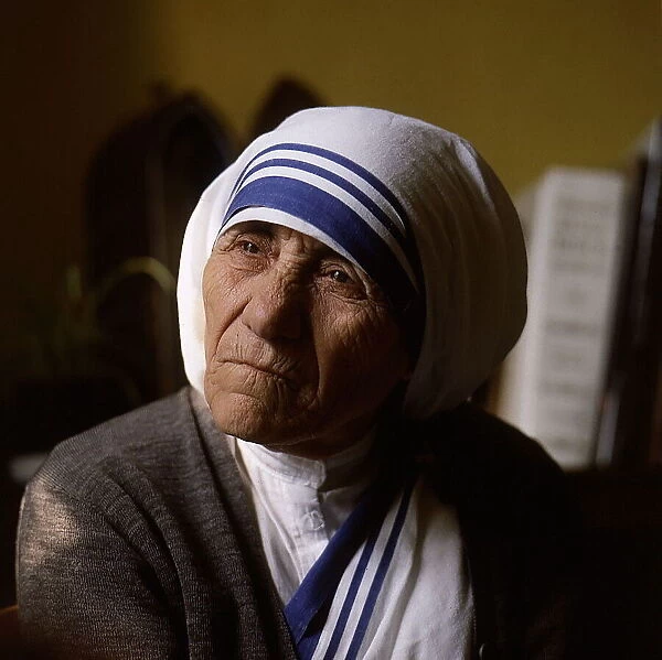 Mother Teresa in July 1982. She died in September 1997 after a lifetime working with