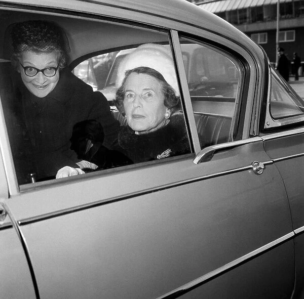 Mrs Rose Kennedy, mother of the late American President John F Kennedy arrives at London