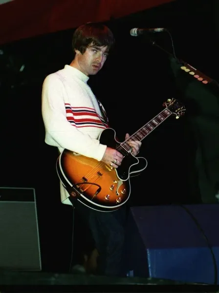 Noel Gallagher of Oasis at Knebworth Print (00121). Art Prints