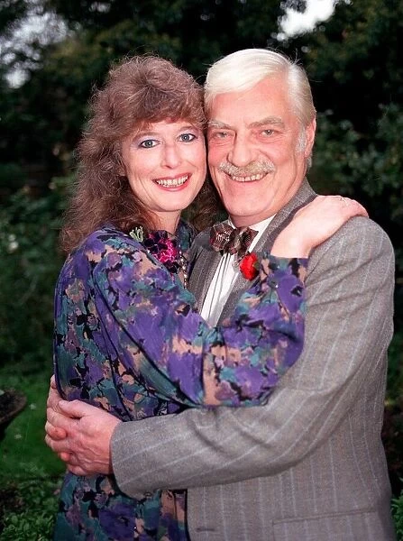 Norman Rodway actor and wife Jane Thorogood October 1991 Pictured together