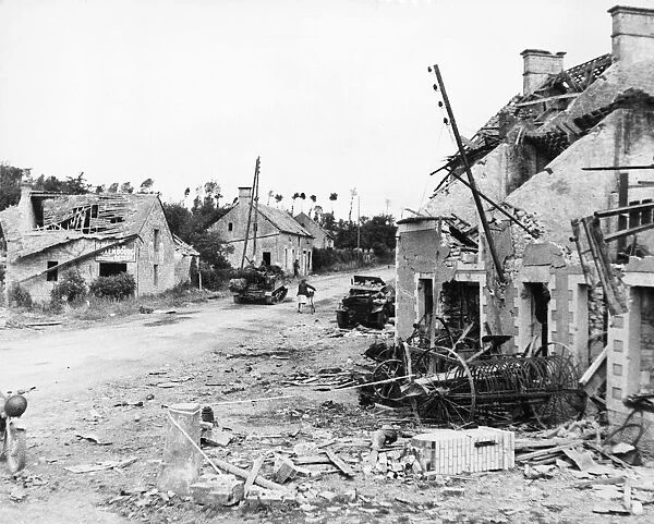 Notting but utter ruins and devastation lay in the wake of the retreating Germans in