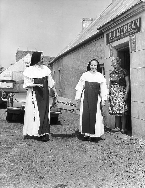 Nuns who are also barmaids in the pub that their mother owns