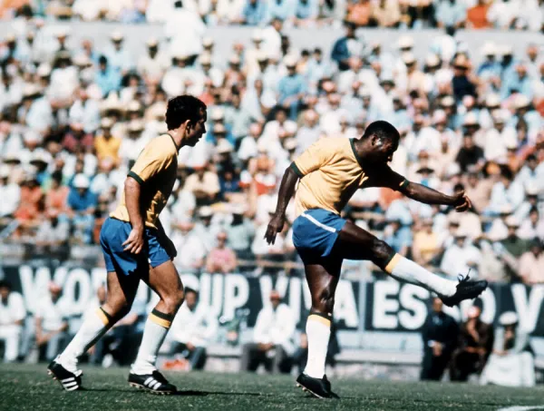 Pele Brazil 1970 World Cup Brazil Romania football