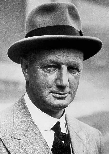 Peter McWilliams, football manager at Tottenham Hotspur and Middlesbrough. c. 1937