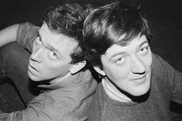 Picture shows Huge Laurie (left) and Stephen Fry (right