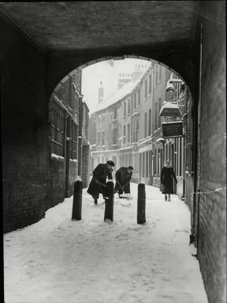 Picturesque Scene in Prince Street, Hull