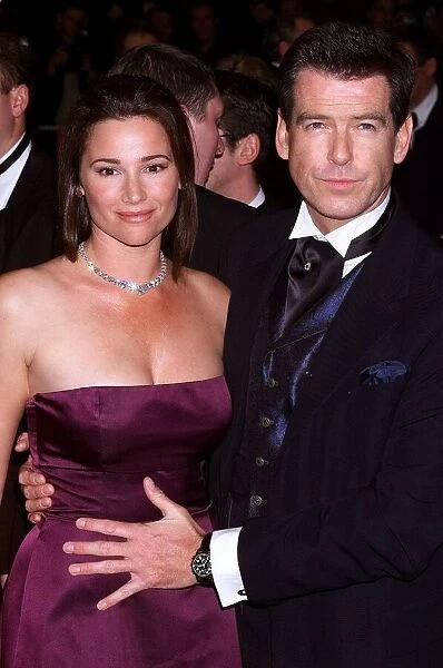 Pierce Brosnan Actor with fiancee November 1999 Actor arrives with fiancee Keely