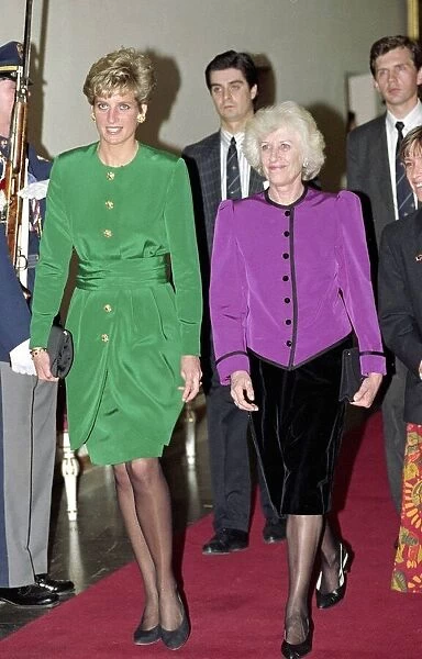 Prince and Princess of Wales Offial Visit to Czecholovakia