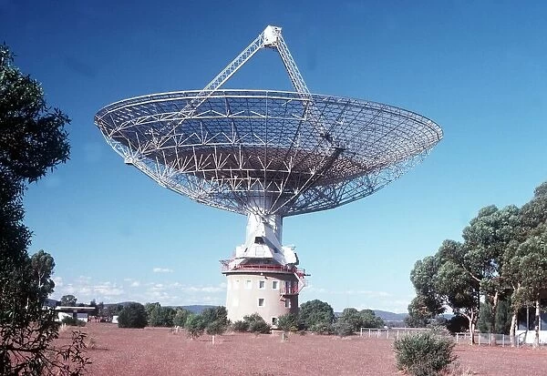 Radio telescope at Parkes New South Wales Australia