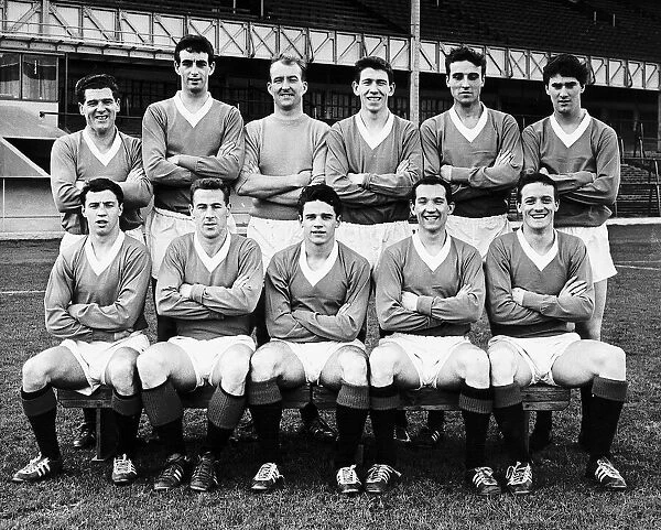 Rangers FC team line-up group season. Circa 1963-64 MSI