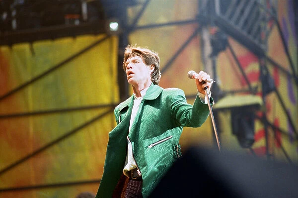 Rolling Stones performing at Wembley Stadium, London. (Picture