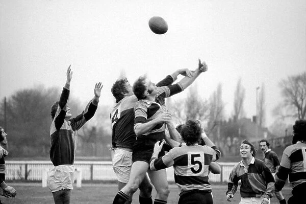 Rugby Union Matches: Harlequins (18) vs. Newport (6). December 1974 74-7565-006