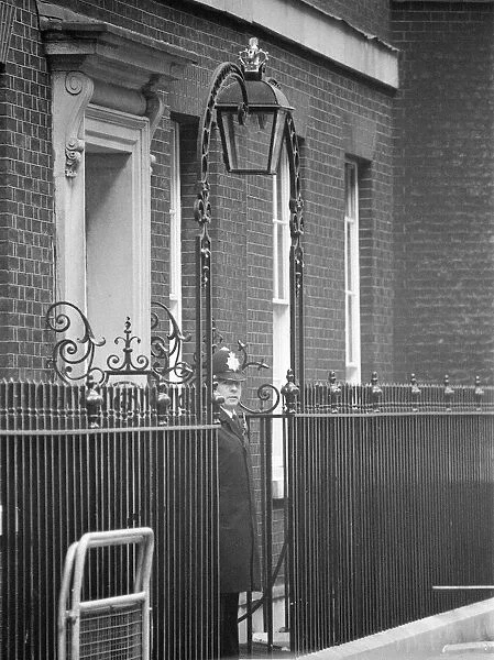Scene outside Downing Street, London, 30th November 1982