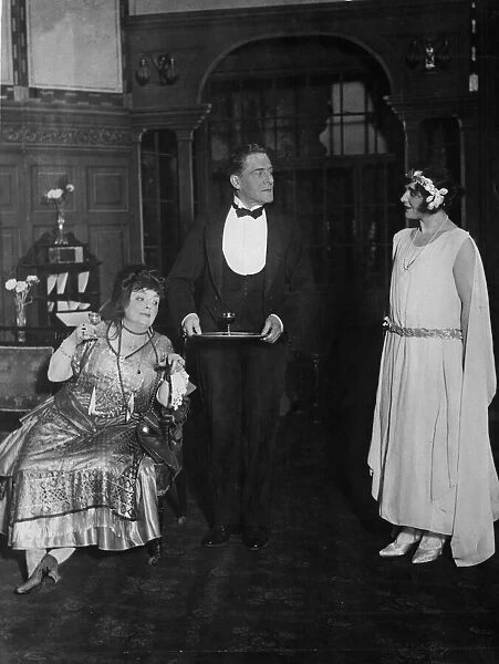 Scene from the theatre play Hawleys Of The High Street. 13 September 1922