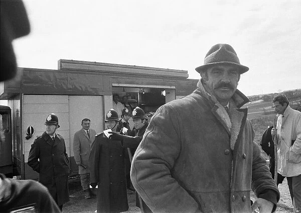 Sean Connery, the rest of the cast and crew of the movie 'Offence'
