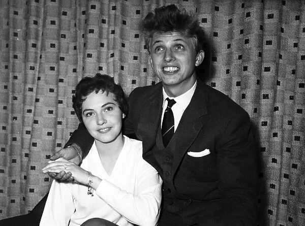 Singer and actor Tommy Steele announces his engagement to Ann Donoghue. 11th June 1958