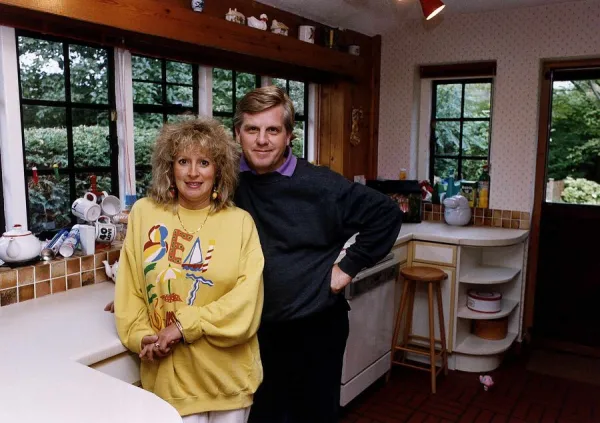 Prints of Steve Ryder With Wife At Home Tv Presenter