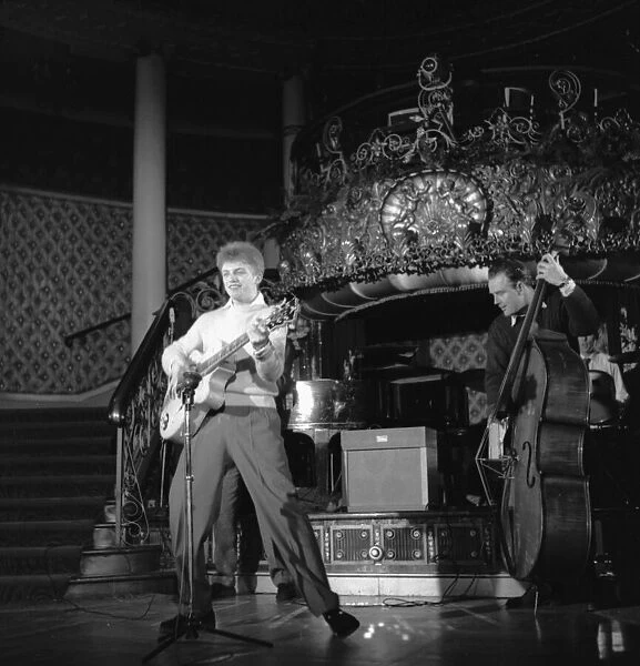 Tommy Steele on stage 1957