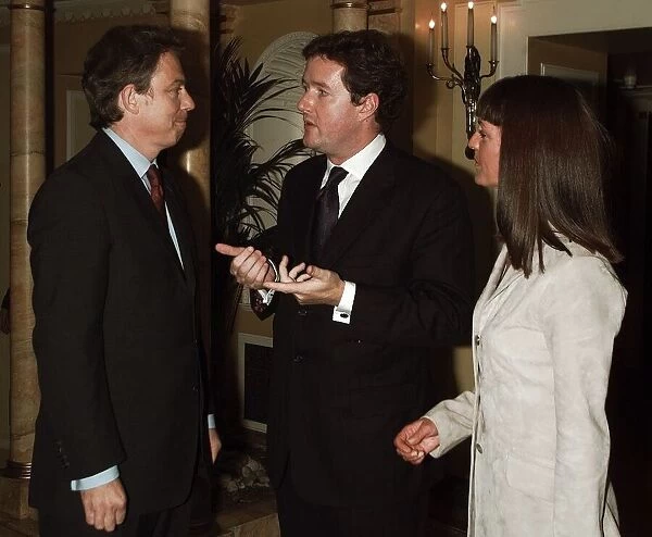 Tony Blair MP with Piers Morgan Mirror Editor May 1999 at The Mirror Pride of