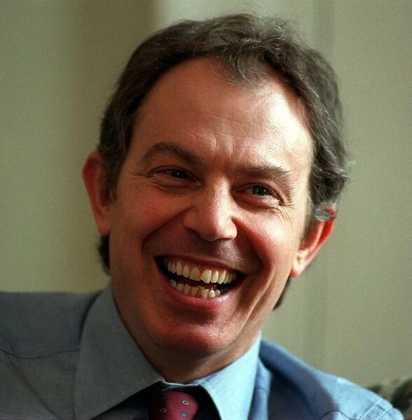 Tony Blair MP Prime Minister during interview March 1998 at 10 Downing Street