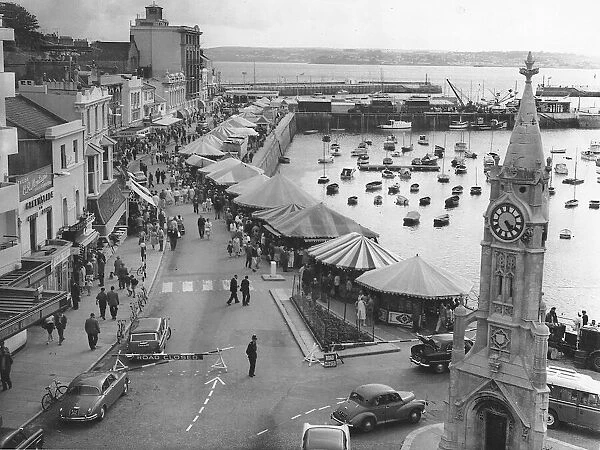 Torquay Regatta Fair along Victoria Parade in the early 1950s