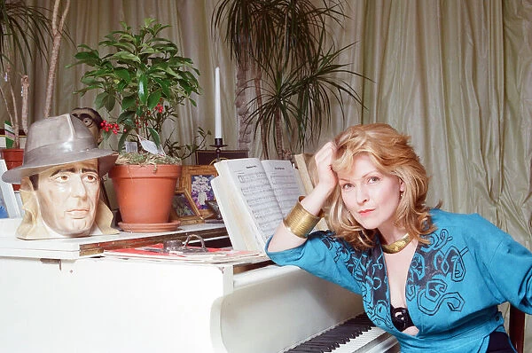 Toyah Willcox, British Singer, pictured at home, January 1996