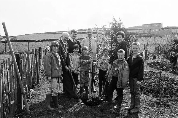 Tree-mendous... these environmentally conscious youngsters have turned Hinchliffe Mill
