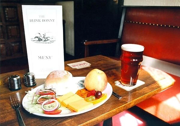A typical pub lunch in 1996
