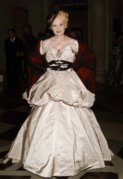 Vivienne Westwood November 1998 arriving at the V